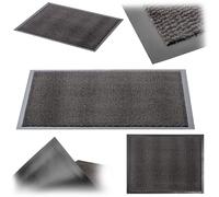 KADAX Paillasson antidérapant - Pour l'intérieur et l'extérieur - Pour l'entrée et la porte d'entrée - Anthracite - 120 x 240 cm