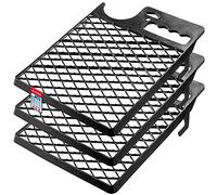 KADAX Paint Grid 30.5 x 23 cm, Reusable Scraper Grid for Paint Bucket and Paint Rollers, Wipe-Off Grid for Removing Excess Paint (Black, Lot de 5)