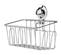 KADAX Panier de Douche Avec Ventouse en Acier Inoxydable, Étagère pour Salle de Bain, Baignoire, Éponge, Shampoing, Gel Douche