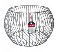 Panier à plantes en gabion KADAX, gabion, rond, en acier galvanisé, 65 cm