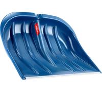 KADAX Pelle à neige "Monti", Pelle à neige sans manche avec bord en tôle, bleu, 49 cm de large, 1 pièce
