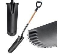 KADAX Bêche de drainage "Auce", avec poignée en D, pelle en acier, bêche de jardin, pelles & bêches, 124 cm