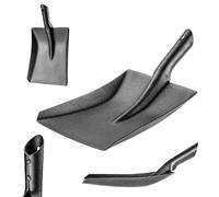 KADAX Pelle de jardin sans poignée, robuste, pour le jardin, universelle, sans manche, en acier, pelle à sable (noir, 41,5 x 24 cm)