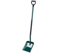 KADAX Pelle en Métal Pelle à Sable Pelle à Sable avec Manche Ergonomique pour Jardin, Construction, Creuser, Outil de Jardinage, Pelle à Tomber avec Poignée Solide, Bêche (Vert)
