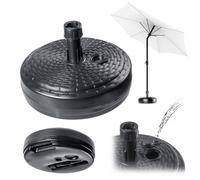 KADAX Pied de Parasol Support de Parasol de Jardin Rond 39 cm Poids Gris