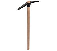 KADAX Pioche pointue en acier résistant, 2,5 kg, double tête, pioche universelle pour ameublir le sol (longueur : 90 cm)
