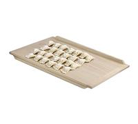 KADAX Planche à pâtes, Planche de cuisson en bois de peuplier, Planche à pâtisserie avec butées, Planche à pâtisserie traditionnelle pour pâtes, gâteaux, raviolis (Double-face, 60 x 80 cm)