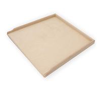 KADAX Planche à pâtisserie en bois robuste pour pizza, pain d'épices, pâtes, petites planches avec butées antidérapantes, planche à pâtes (56 x 48,5 cm), (K2605)