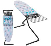KADAX Table à repasser avec plateau extensible "Hem", planche à vapeur, 120 cm, motif rectangulaire