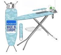 KADAX Planche à repasser avec rallonge intégrée, Table à repasser pliable avec support de câble (Mint)