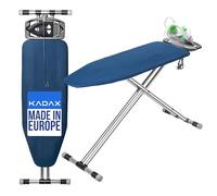 KADAX planche à repasser pliable 120 x 42 cm, aluminium, avec poignée enfichable, durable