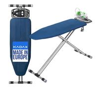 KADAX planche à repasser pliable 120 x 42 cm, aluminium, avec poignée enfichable, durable