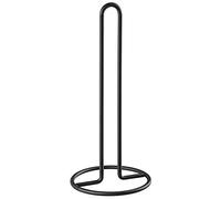 KADAX Porte-Rouleau d'Essuie-Tout en Acier, Support de Cuisine au Design Raffiné pour Rouleau de Essuie Tout, Accessoire Pratique pour la Maison (Noir)