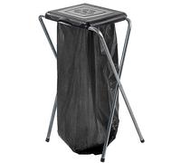 KADAX Porte-Sacs Poubelle pour Intérieur et Extérieur, Support Pratique et Efficace pour Les Sacs de Recyclage, Facilitant la Gestion des Déchets (Noir)