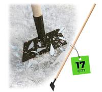 KADAX Poussoir à Glace en métal de Haute qualité, pioche à Glace, 140 x 17 cm, grattoir à Glace avec Manche en Bois Confortable, grattoir de Sol pour Le Jardin, Glace, grattoir à Glace