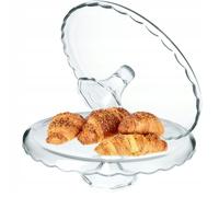 KADAX Présentoir à Gâteaux 32 cm Gâteau en Verre avec Fruits sur Pied