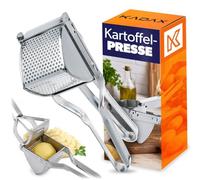 KADAX Presse-pommes de terre en acier galvanisé - Presse-purée de pommes de terre - Spätzle et glace spaghetti - Presse-spaghetti - Presse-purée pour pommes de terre cuites