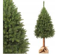 KADAX Sapin de Noël Artificiel sur Tronc 160 cm Epicéa Naturel