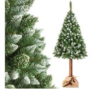 KADAX Sapin de Noël Artificiel sur Tronc Diamant 160 cm Pin