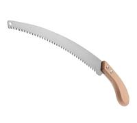 KADAX Scie de jardin, longueur de lame de scie 330 mm, scie à main avec manche en bois, scies, scie à branches en acier de haute qualité, lame de scie en acier, prise confortable