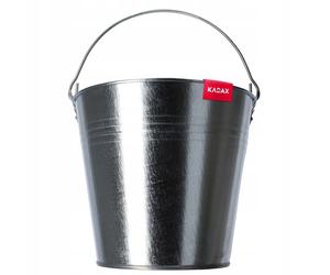 KADAX Seau de Jardin Métal Galvanisé 15 L
