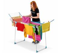 KADAX Séchoir à linge "Leira", grand séchoir avec deux ailes pliables, 175 cm