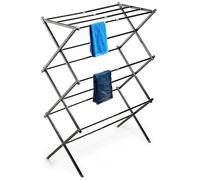 KADAX Séchoir pliable, Séchoir debout extensible, Étendoir à linge accordéon, Séchoir à linge debout, Étendoir à linge tour pliant (74x104,5 cm)
