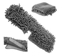 KADAX Serpillère de rechange en microfibre chenille (deux côtés) pour balai à franges