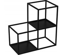 KADAX support de pots de fleurs, étagère à fleurs en acier, support de fleurs pour l'intérieur, l'extérieur, le balcon, la terrasse, support de fleurs moderne, escalier de fleurs, support mural, étagè