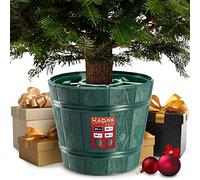 KADAX Support pour sapin de Noël, support pour arbre de Noël en plastique, support pour sapin de Noël en deux versions de couleur, support en plastique pour un sapin de Noël (hauteur de l'arbre