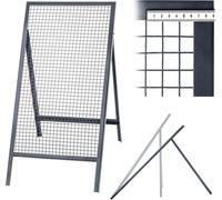 KADAX Tamis de chantier pour sable, terre, maçonnerie, 120x60cm, gravier, largeur de maille 20mm