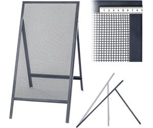 KADAX Tamis de chantier pour sable, terre, maçonnerie, 120x60cm, gravier, largeur de maille 4mm