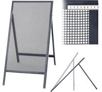KADAX Tamis de chantier pour sable, terre, maçonnerie, 120x60cm, gravier, largeur de maille 6mm