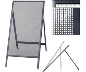 KADAX Tamis de chantier pour sable, terre, maçonnerie, 120x60cm, gravier, largeur de maille 6mm