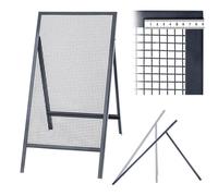 KADAX Tamis crible, grille de tamisage en fil de fer en acier, tamis de jardin, tamis en acier, tamis à sable, Tamis rectangulaire de construction pour le tamisage de sable & compost & terre & pierres