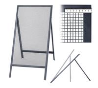 KADAX Tamis de Construction pour Sable Terre Sable Maçonnerie 120x60cm Gravier Maille 8mm