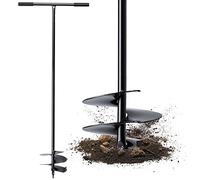 KADAX Tarière manuelle en métal "Flako", tarière hélicoïdale, outil de terrassement, 200 mm