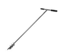 KADAX Tarière pour trous de plantation d'arbres, tarière manuelle en T pour jardinage, tarière de jardin pour poteaux de clôture, tarière de plantation avec poignée (Ø 80 mm)