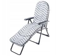 KADAX Transat Jardin Plage Chaise Réglable 150kg