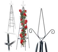 KADAX Treillis en métal pour plantes grimpantes et plantes grimpantes - Treillis de roses pour jardin, tuteurs d'obélisque, treillis, treillis (42 x 202 cm)