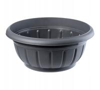 KADAX vase, plastique, pot, 26 cm, graphite, 1 pièce