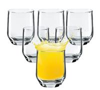 KADAX Verres à boisson, 205 ml, verres à eau, passent au lave-vaisselle, verres à cocktail robustes, petits verres pour eau, jus (6 x 205 ml)