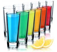 KADAX Verres à schnaps "Lecam", Verres à schnaps classiques en verre transparent, 12 pièces, 60 ml