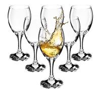 KADAX Verres à vin, verres à vin, passent au lave-vaisselle, verres élégants pour vin rouge et blanc, verres à vin de style long, verres à pied à servir (6 x 200 ml, pour vin blanc)