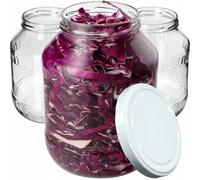 KADAX Weck pots 2,5 L, pot de conserve à insérer, fi100 mm,...