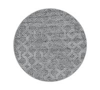 KADIMA DESIGN Tapis à Poils Longs Motif Géométrique Doux Épais Lavable Gris 200x200 cm Salon Chambre Oeko-TEX | GENF