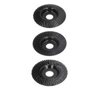 Kadimendium Jeu de Disques de Sculpture sur Bois, Roues de Meuleuse Durables en Acier au Carbone, Dents Incisives pour Meuleuses D'angle pour le Travail du Bois, Noir