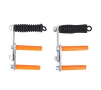 Kadimendium Porte-panneau 2 Pièces, Charge 115kg, Ouverture 53mm pour | Pince de Levage de Panneau pour contreplaqué de Carreaux de Verre de Cloison Sèche, Acier Inoxydable 420