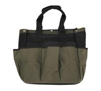 Kadimendium Sac à Outils de Jardin Léger Résistant aux éclaboussures avec Plusieurs Poches pour Une Utilisation en Extérieur Tissu Oxford 600D Vert Taille 30,5x15,2x30,5 Cm