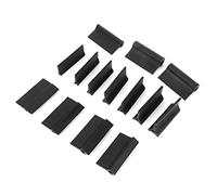 Kadimendium Tampon de Ponçage de Détail de Contour Tampons de Sable en Caoutchouc de Bloc de Cale pour le Ponçage des Angles Intérieurs et Extérieurs des Coins de Perles 14pcs